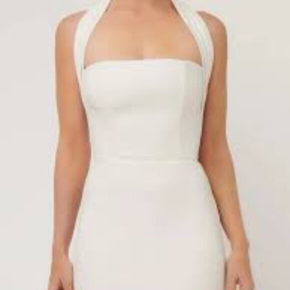 Effie Kats Meline Midi Dress - Ivory - Picture 3 of 7